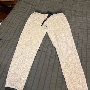 Bobbie Brooks Light Gray Joggers with Black Accents